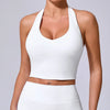 Ladies Sports Bra Sexy Hanging Neck High Support Impact Yoga Underwear