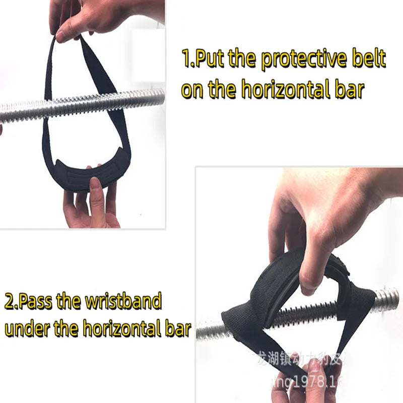 Gym Lifting Straps Barbell Deadlift Booster Belt Fitness Anti-slip Hand Wraps