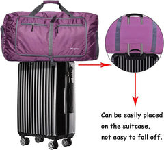 Large Foldable Waterproof Travel Duffel Bag for Beach, Pool, Sports, and Gym Use