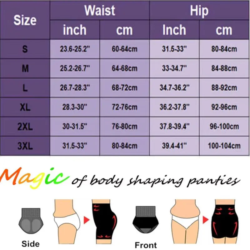 Women Body Shaper High Waist Tummy Control Panties Tummy Corset Panties