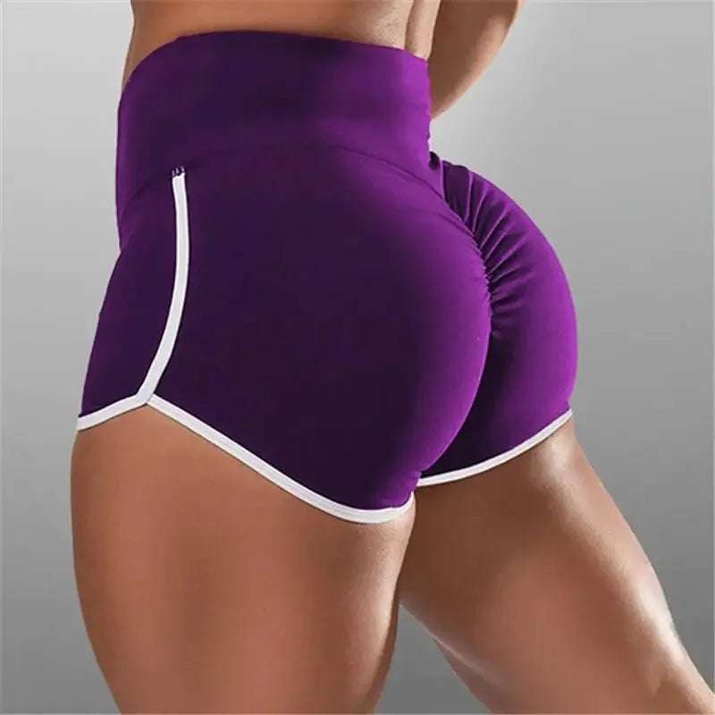 Sports Shorts Women High Waist Gym Shorts Female Cycling Shorts Ladies