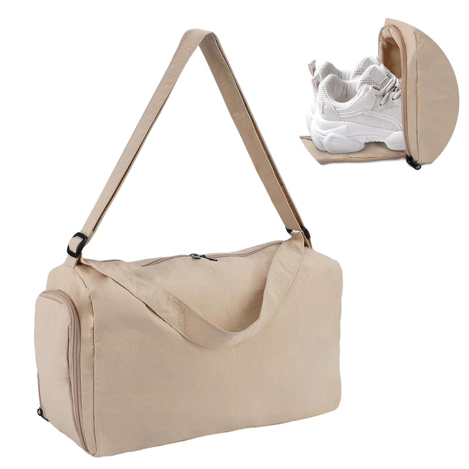 Gym Bags for Men Women Sports Duffle Bags with Shoes Compartment Water