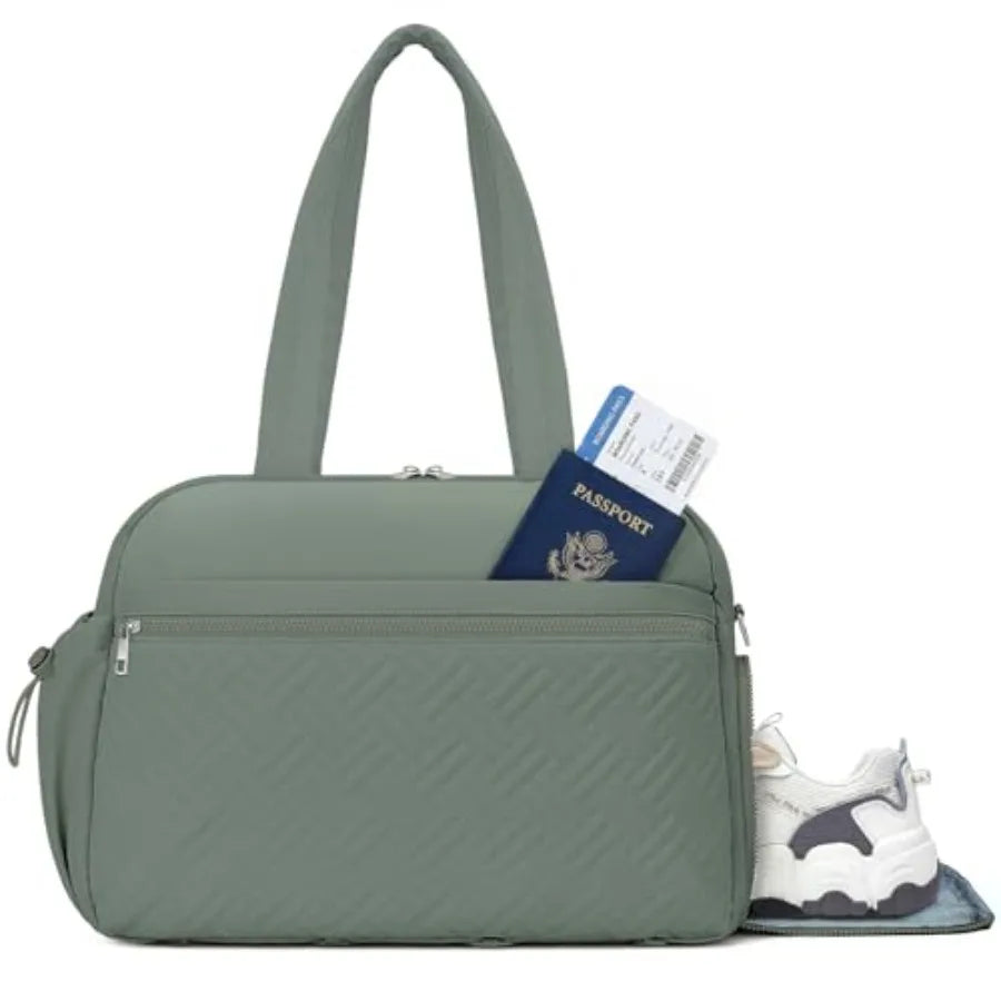 Gym Bag for Women Lightweight Workout Duffle Bag with Shoe Separation for Gym