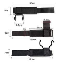 Weight Lifting Hook Grips With Wrist Wraps Hand-Bar Wrist Strap Gym Fitness Hook