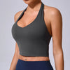 Ladies Sports Bra Sexy Hanging Neck High Support Impact Yoga Underwear
