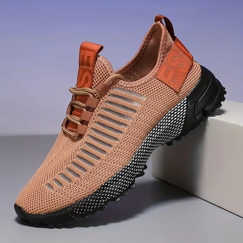Fashion Mesh Running Shoes Men Women Breathable Lightweight Cushioned Sole