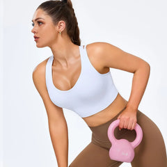 Sports Bra for Women Medium Support Criss Strappy Bras SeamlPadded Bras