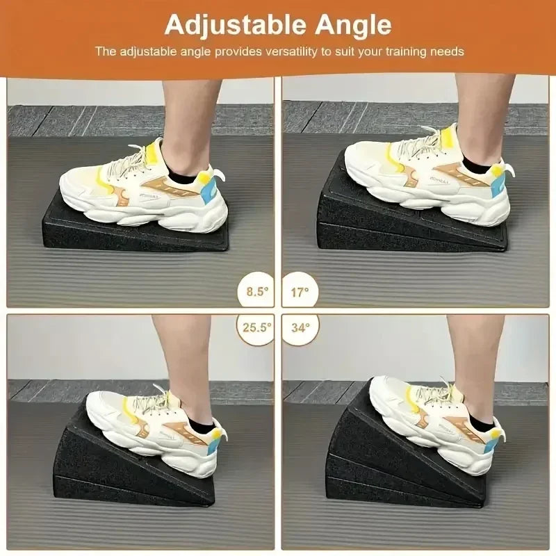 3pcs Yoga Wedge Stretch Slant Boards Adjustable Bricks Squat Wedge Blocks