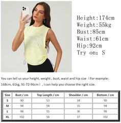 Gym Tank Top Woman Yoga Vest Mesh Sports Blouses Women Sportswear