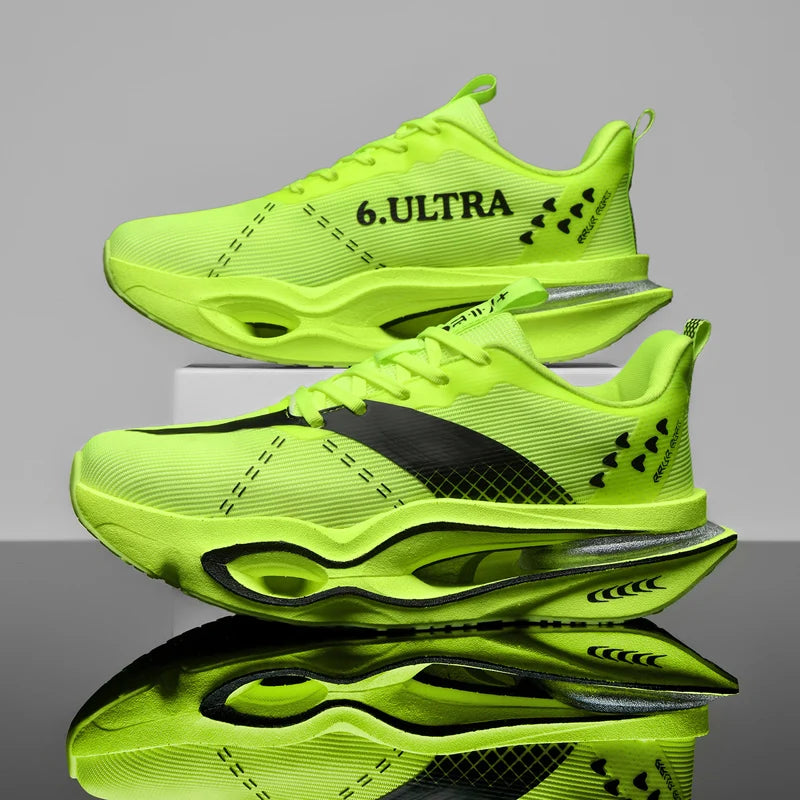 Men Women Lightweight Trail Running Shoes Carbon Plate TPU Rubber Sole