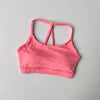 Women's Sexy Back Sports Bra Top Push-Up Yoga Underwear Fitness Crop Top Gym