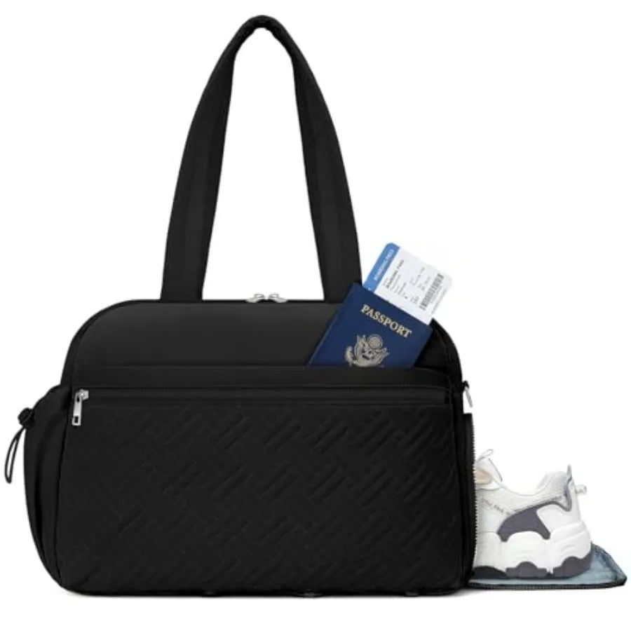Gym Bag for Women Lightweight Workout Duffle Bag with Shoe Separation for Gym