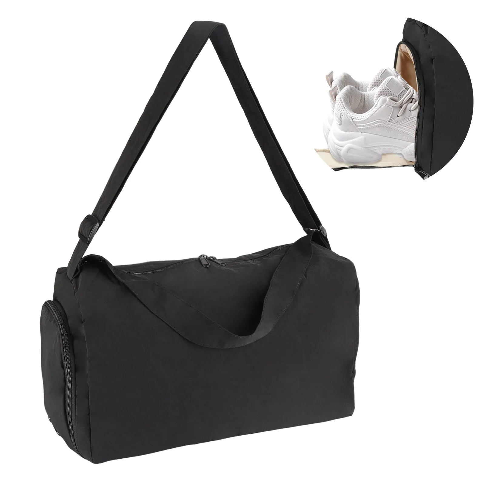Gym Bags for Men Women Sports Duffle Bags with Shoes Compartment Water