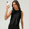 Gym Tank Top Woman Yoga Vest Mesh Sports Blouses Women Sportswear