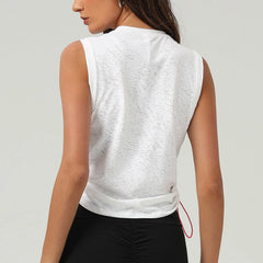 Gym Tank Top Woman Yoga Vest Mesh Sports Blouses Women Sportswear