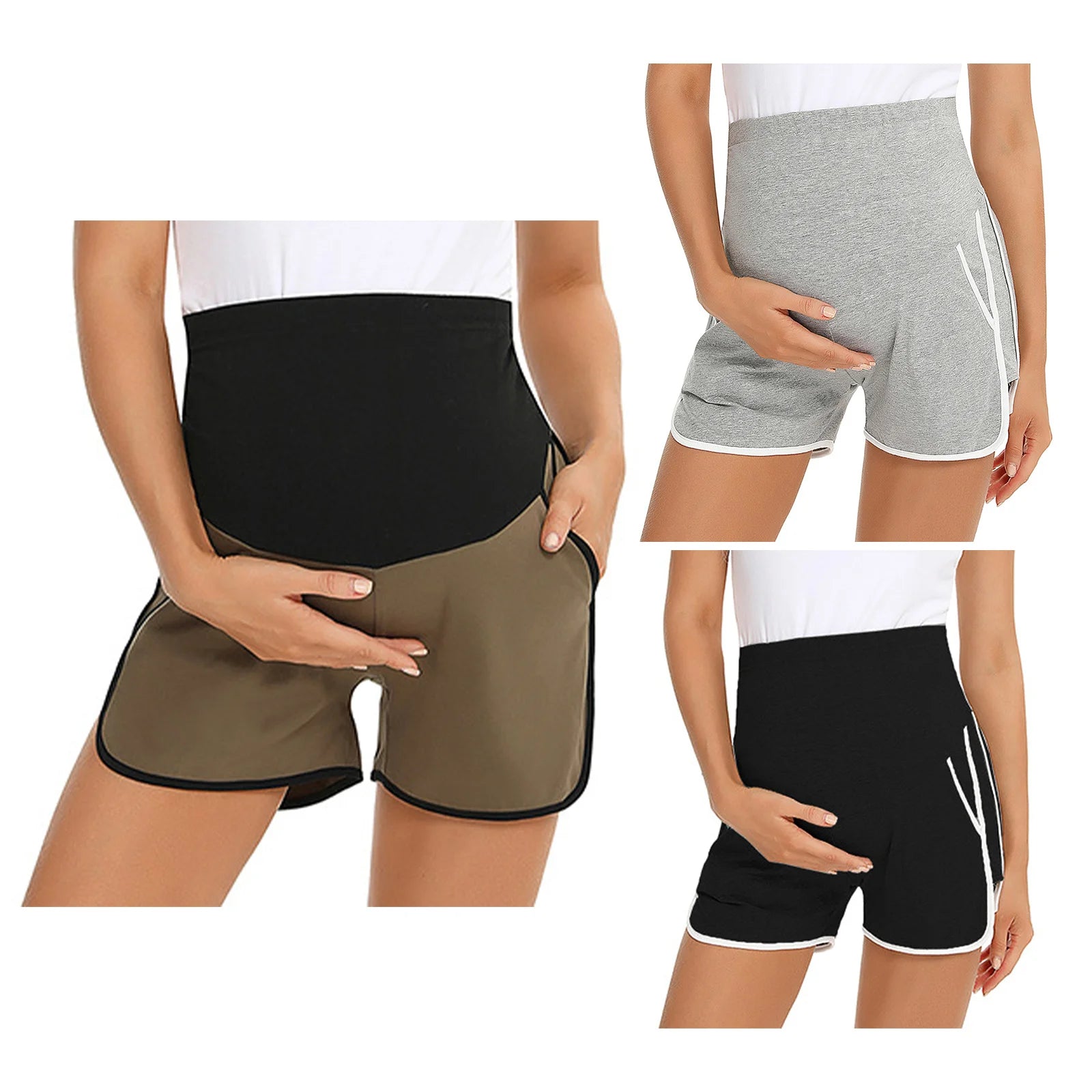 Maternity Shorts Pregnant Women Homewear Loungewear Yoga Shorts