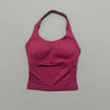 Impacts Halter Top Seamless Longline Strappy Gym Top Women Built-in Bra