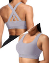 Sports Bra for Women, Criss Back Medium Support Workout Bras with Yoga Gym
