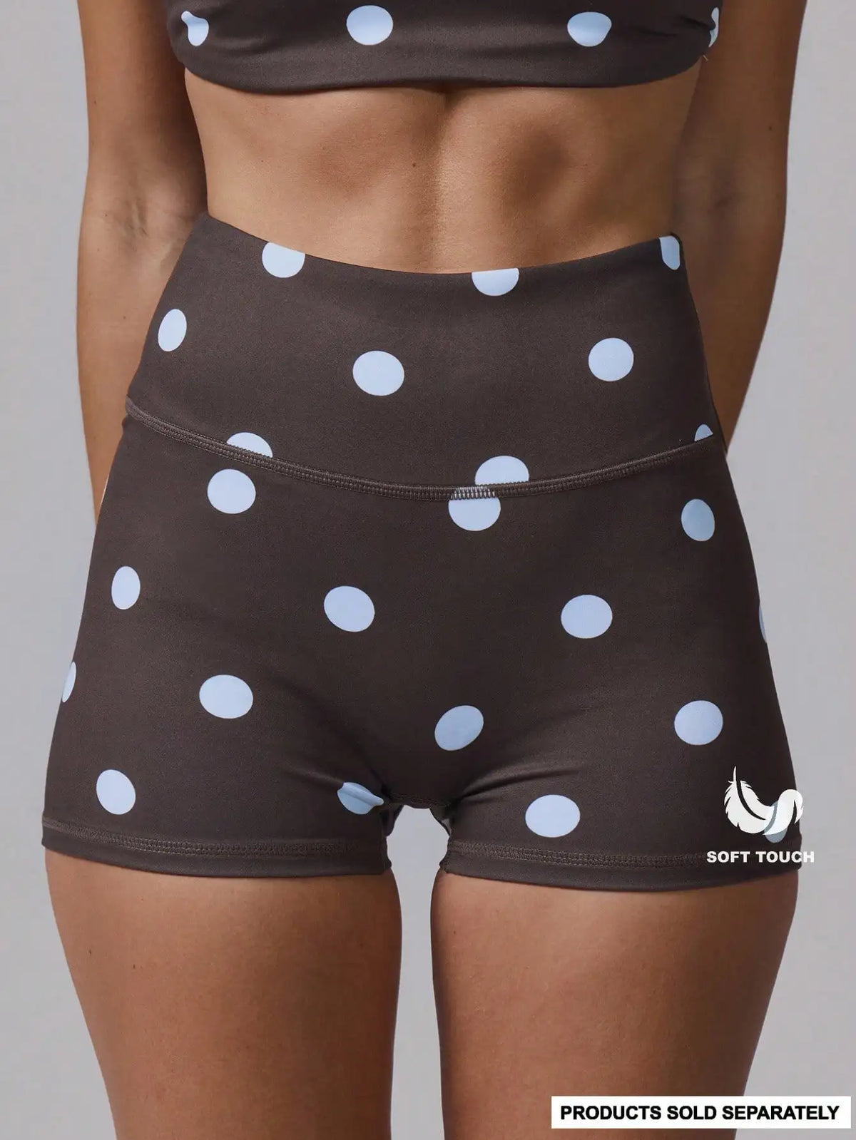 High Waist Polka Dot Active Shorts For Women Workout Gym Pilates Casual