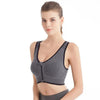 Front Zipper High Stretch Breathable Sports Bra Top Fitness Women Crop Bra
