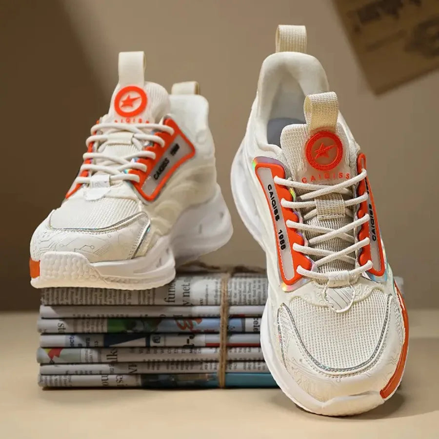 Breathable Mesh Sneakers Lightweight Outdoor Travel Shoes with Round Toe
