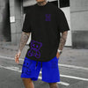 Bear Harajuku T-Shirt Men's Summer Loose Daily Couple Suit Outdoor Suit