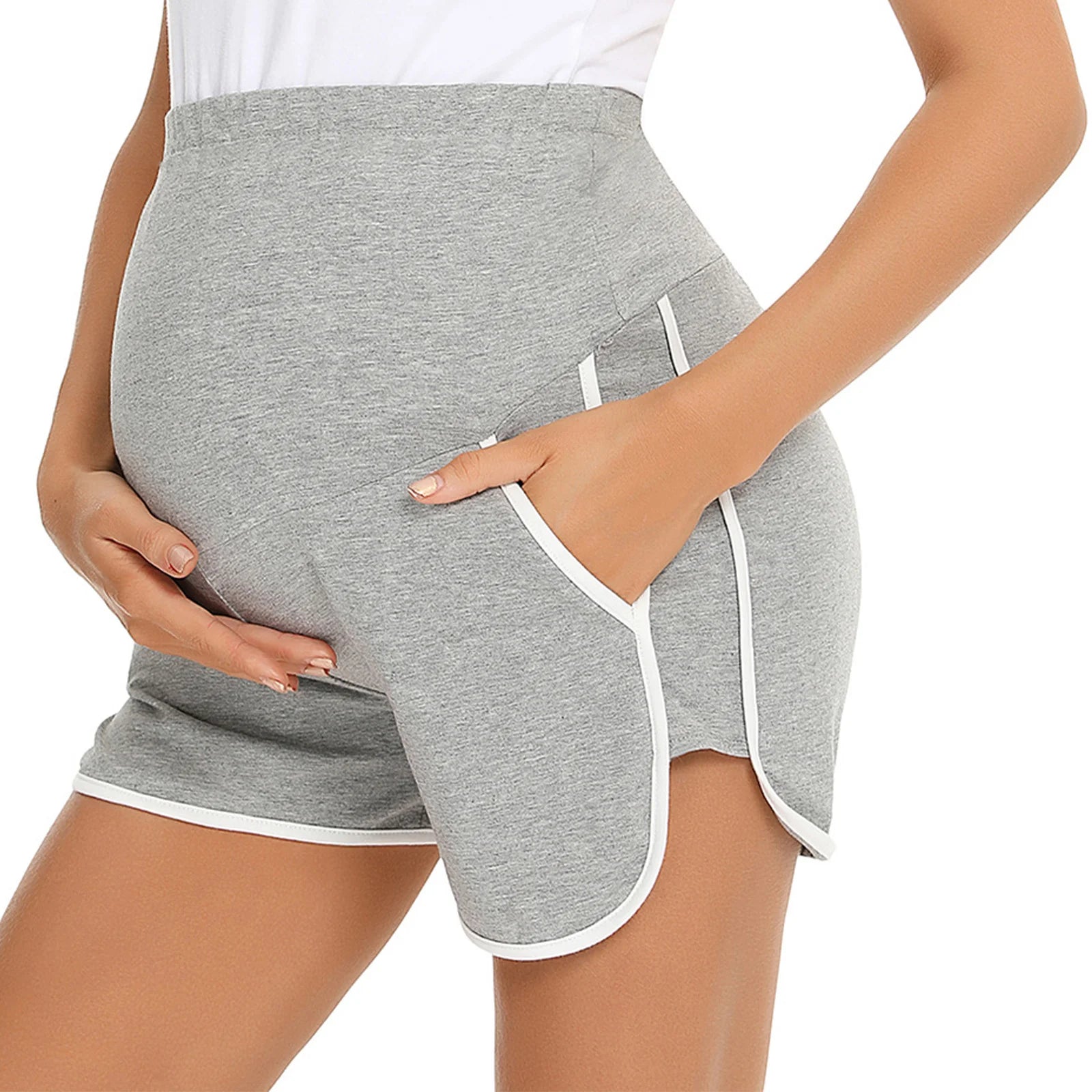 Maternity Shorts Pregnant Women Homewear Loungewear Yoga Shorts