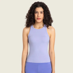 OHSUNNY Women Workout Tank Tops Sleeveless High Neck Racerback Summer