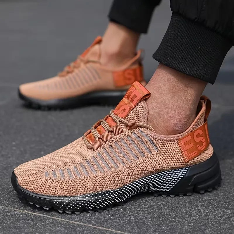 Fashion Mesh Running Shoes Men Women Breathable Lightweight Cushioned Sole