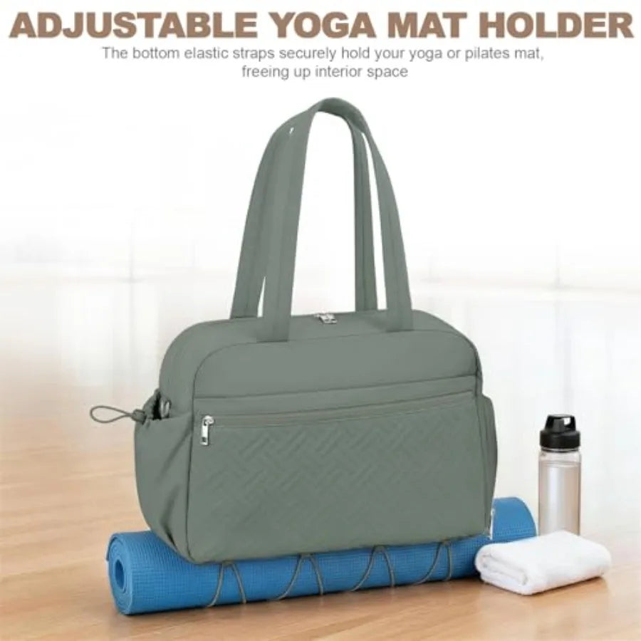 Gym Bag for Women Lightweight Workout Duffle Bag with Shoe Separation for Gym