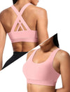 Sports Bra for Women, Criss Back Medium Support Workout Bras with Yoga Gym