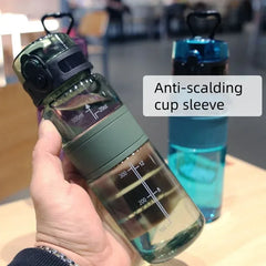 Sports Water Bottle Portable Leak-prof Plastic Cup Drinkware With Tea Filter