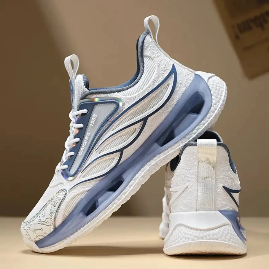 Breathable Mesh Sneakers Lightweight Outdoor Travel Shoes with Round Toe