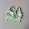 Women's Shock-Absorbing Yoga Sports Bra Summer Fitness Gathered Breasts