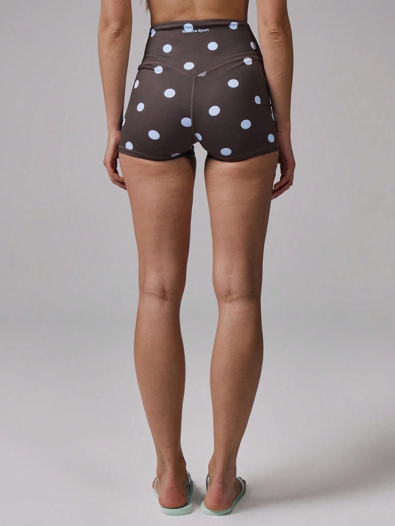 High Waist Polka Dot Active Shorts For Women Workout Gym Pilates Casual