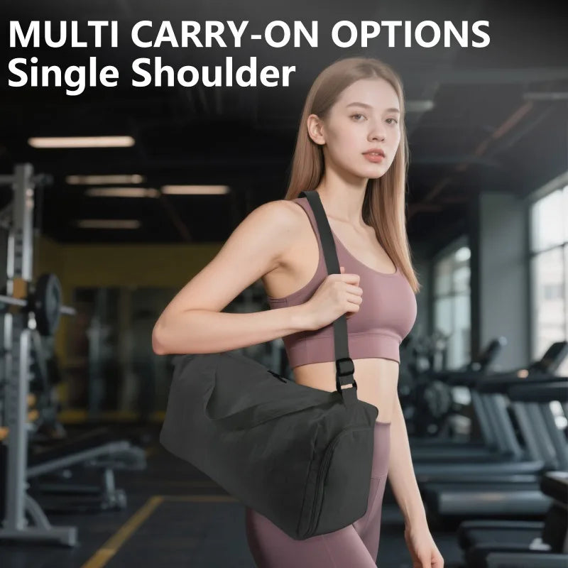 Gym Bags for Men Women Sports Duffle Bags with Shoes Compartment Water
